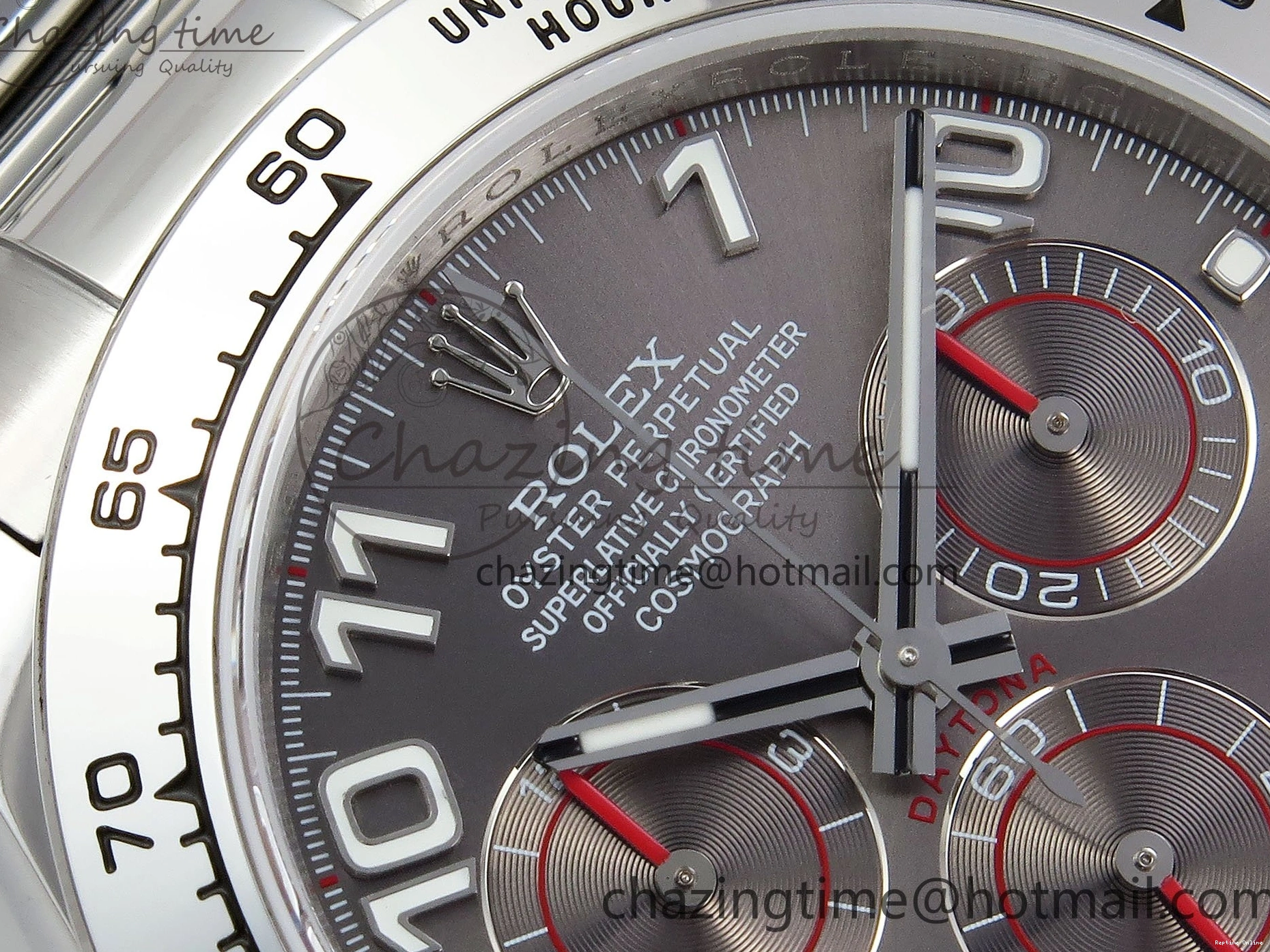0209 Daytona 116509 QF 1:1 Best Edition Gray Numeral Dial on SS Bracelet SH4130 V3 (Gain Weight) MoistureWicking 1618